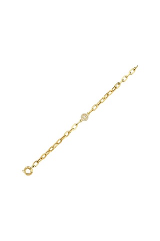 Altınsepeti Altın Baget Taşlı Ataç Bileklik As412Bl Altınsepeti Sarı Altın