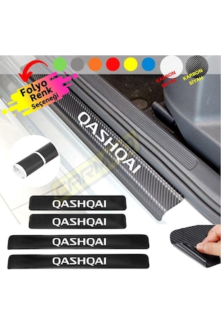 Nissan Qashqai Kapı Eşiği Sticker (4 Adet) New