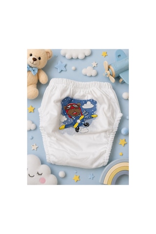 Story Baby Erkek Çocuk Desenli Sevimli Alıştırma Külotu Sızdırmaz Antialerjik Çocuk Külotu3 4 Yaş Renk Ve Desenlerde Farklılık Olabilir Beyaz Beyaz