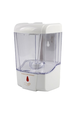 Hangfox Duvar Tipi Otomatik Sabun Dağıtıcısı - Entegre Entegre Algılama Teknolojisi İle 700ml Kapasite, Abs Malzeme, Ev/hastane/otel Kullanıma Uygun Beyaz