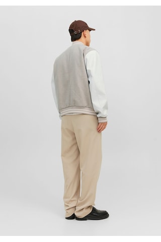 Jack & Jones Harf İşlemeli Bomber Ceket - College 12241559 Crockery Siyah
