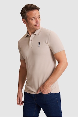 U.s. Polo Assn. Erkek Taş Tişört Basic 50326920-vr049 Taş Rengi
