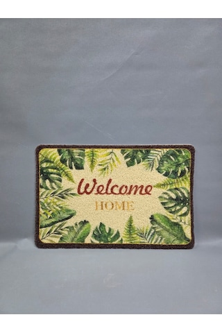 Hijyenik Kıvırcık Paspas 40x60 Cm - Islaklık Emici Kapı Önü Paspası Ekru