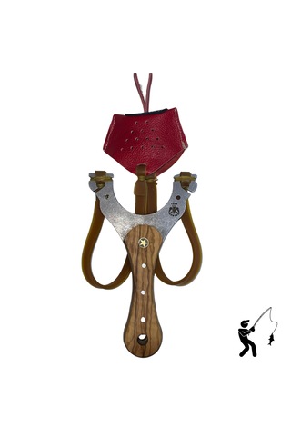 Balık Yemleme Sapanı -metal Gövde Ve Zeytin Saplı