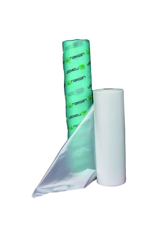 10X25 M. Naylon Branda Şeffaf Sera Naylonu Brandası Sera Örtüsü S