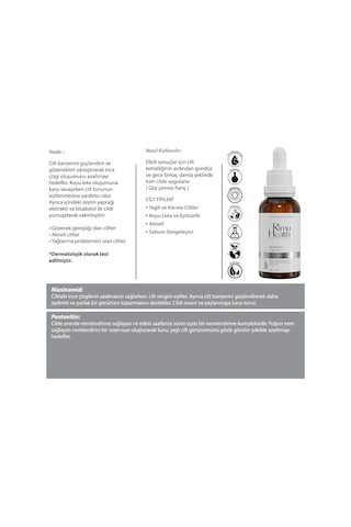 Lexroo Gözenek Sıkılaştırıcı Siyah Nokta Ve Sivilce Karşıtı Serum 30ml Niacinamide 6%+zınc Pca