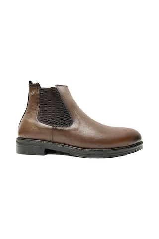 Torres Moon 9801 Hakiki Deri Fashion Erkek Bot Kahverengi
