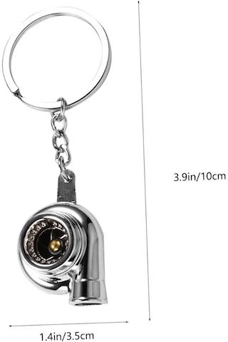 Metal Turbo Figürlü Oto Anahtarlık