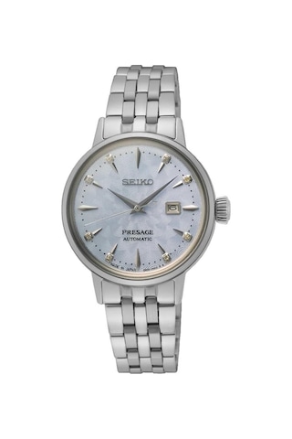 Seiko Presage Sre007j Pırlantalı Otomatik Kadın Kol Saati Metalik