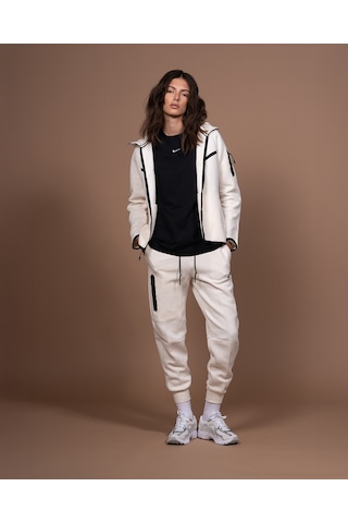 Nike Tech Fleece Windrunner Fz Hooded Kadın Sweatshirt-sportxstore Bej