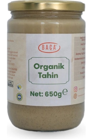 Organik Çiğ Tahin - 650 G
