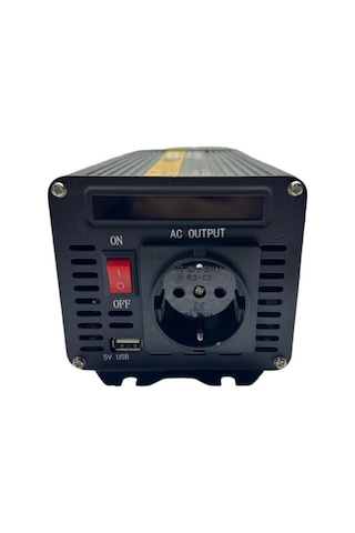 12v Volt 1.2kw 1200w Watt Modifiye Sinus İnverter 220 Çevirici İnvertör Dijital Ekranlı Dönüştürücü