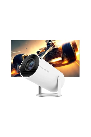 4k Magprojector Hy300 Pro - Android 11 Projektör, Çift Wifi6,