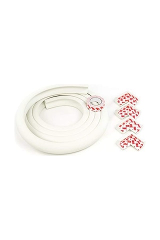 Agubugu Baby - Kauçuk 2 Metre Kenar + 4 Adet Köşe- 8Mm - Krem