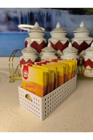 Pasta-kek Malzemeleri Düzenleyici - Organizer Beyaz