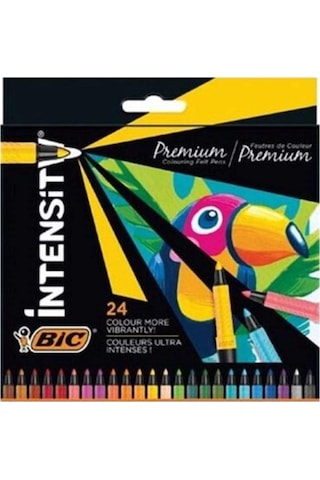 Bic Intensity Premium Keçeli Boya Kalemi 24 Renk