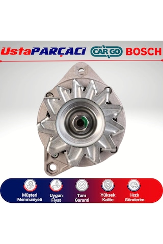Bosch - Cargo Alternatör 14v 65a Tofaş Doğan Kartal Slx Fiat Uno Tempra Tipo Şarj Dinamosu 7715319