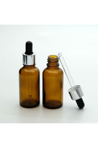 Damlalıklı 30 Ml 5 Adet Amber Şişe