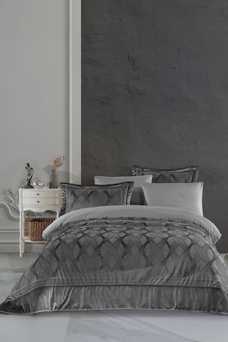 Elart Hera Çeyiz Paketi 7 Parça Gri Gri