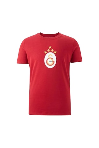 Galatasaray Orijinal Lisanslı 5 Yıldızlı Arma T-shirt KIrmızı