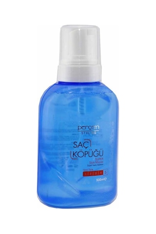 Perçem Süper Kalıcı Bukleler Yapan Güçlü Tutuş Sıvı Saç Köpüğü 2 x 500 ML