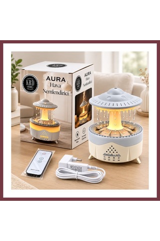 Storeşahin Kumandalı Led Yağmur Bulutu Hava Nemlendirici - Buhar & Koku Giderici Shn0720