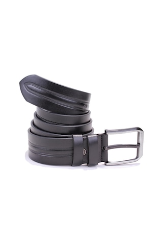 Dagoster DMK26-457 Siyah 4.5 CM Suni Deri Erkek Kemer Siyah