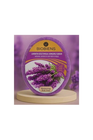 Biobiens Süngerli Sabun 130gr. Lavanta Diğer