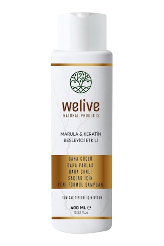 Marula & Keratin Besleyici Bakım Şampuanı 400 Ml Tüm Saç Tipleri