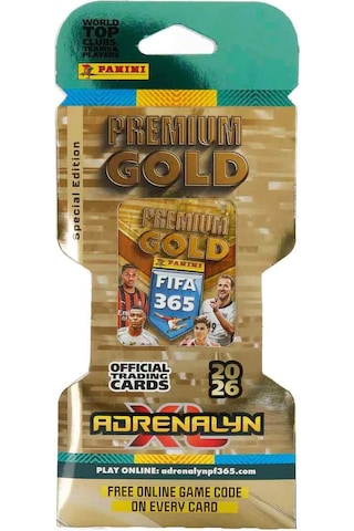 Panini Fıfa 365 Adrenalyn Xl 2026 Premium Gold Kart - Futbolcu Kartları - Gold Trading Oyuncu Kartı Futbol Yıldızı