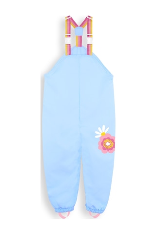 Denokids Çiçekli Kız Çocuk Su Geçirmez Yağmur Tulumu Renkli