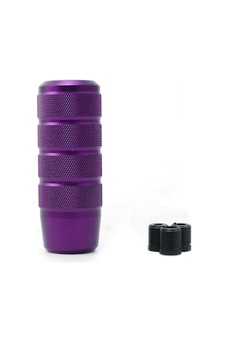 Reedark 95mm Kaymaz Vites Topuzu - Evrensel Araçlar İçin Yüksek Kaliteli Alüminyum Vites Kolu Mor