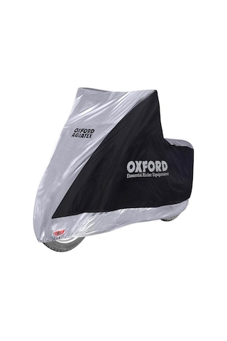 Oxford Motosiklet Scooter Ekranli Aquatex Kilif Small Siyah-gri Cv216
