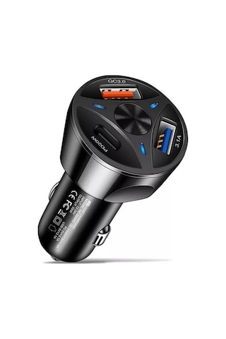 55w 3 Port Usb Araç İçin Telefon Şarj Cihazı 3 Girişli Çakmaklık Adaptör-31a Pd 20w Qc 30 Lisinya St