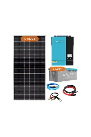 Exelon 4.2 Kw Hazır Tak Çalıştır Solar Enerji Paketi