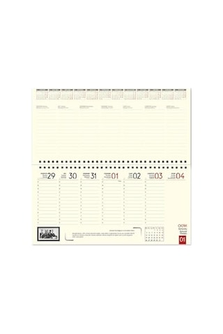 2026 Atatürk Haftalık Masa Takvimi Masa Sümeni Büyük Boy 33x16 Cm 165-Koyu Yeşil