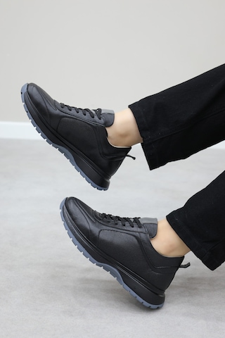 FAST STEP Hakiki Deri Kadın Casual Ayakkabı 169za6313 Siyah