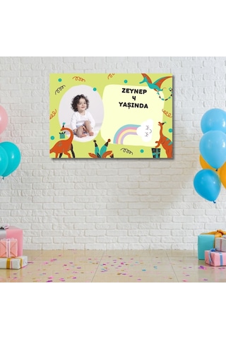 Çocuklara Özel Resimli Doğum Günü Duvar Posteri 3655