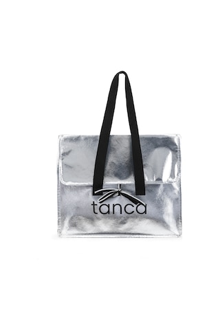 Tamer Tanca Unisex Tekstil Gümüş Orta Bez Poşet Çanta 1223 3500 Orta Boy/gumus