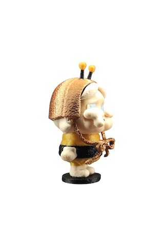 Crybaby Anahtarlık - Çanta Aksesuarı Hediyelik Dekoratif Mini Figür 6cm Sarı