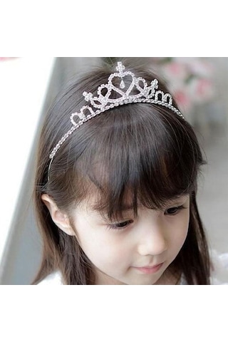 Trendooze Tiara Taklidi Taç Sopa Saç Prenses Prenses Moda Kızlar Hairband Bandı Bq Çok Renkli