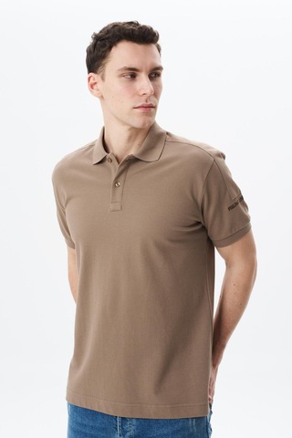 AR-MA Arma Erkek Regular Fit % 100 Pamuk Pike Polo Yaka Tişört Y29374355202 Gri