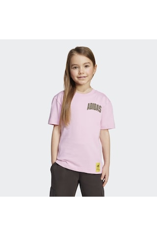 Adidas Jm0831 Lk Sım T Çocuk T-shirt Pembe