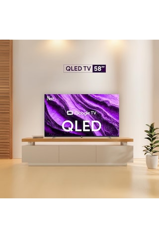 Next YE-58GFSG8 4k Ultra HD 58" 147 Ekran Uydu Alıcılı Google Smart Qled Tv