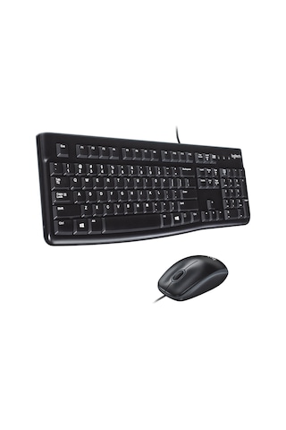 LOGITECH MK120 KABLOLU KLAVYE VE MOUSE SETİ SİYAH 920-002560