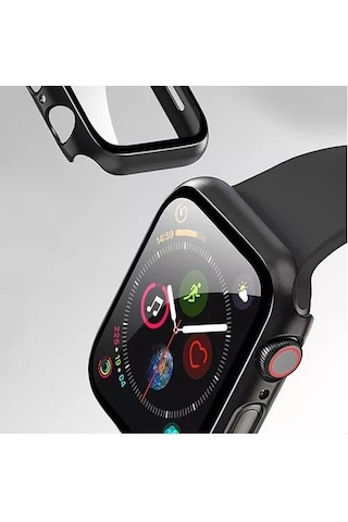 BİNANO Apple Uyumlu Watch 44MM SENSE KASA VE EKRAN KORUYUCU SİYAH