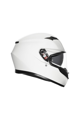 Agv K3 Mplk Configuration Mono White Kapalı Kask Beyaz