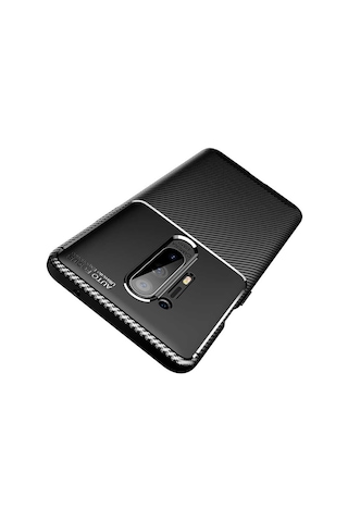 One Plus 8 Pro Kılıf Zore Negro Silikon Kapak Kahverengi