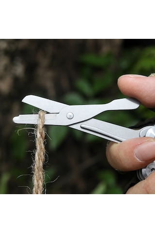 Wolf Multitool Çok Amaçlı Pense Çakı Yıldız Işığı Gümüş Katlanabilir Kamp Ve Edc El Aleti