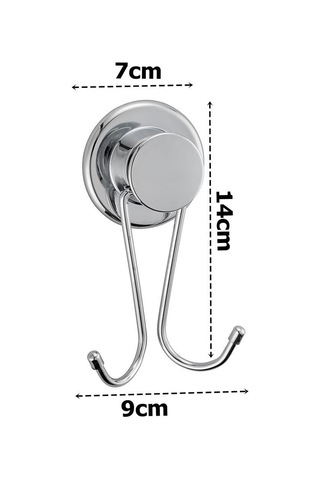 Geseus Çelikayna Ikili Askı Vidasız Kendinden Yapışkanlı Krom-816 Çok Renkli
